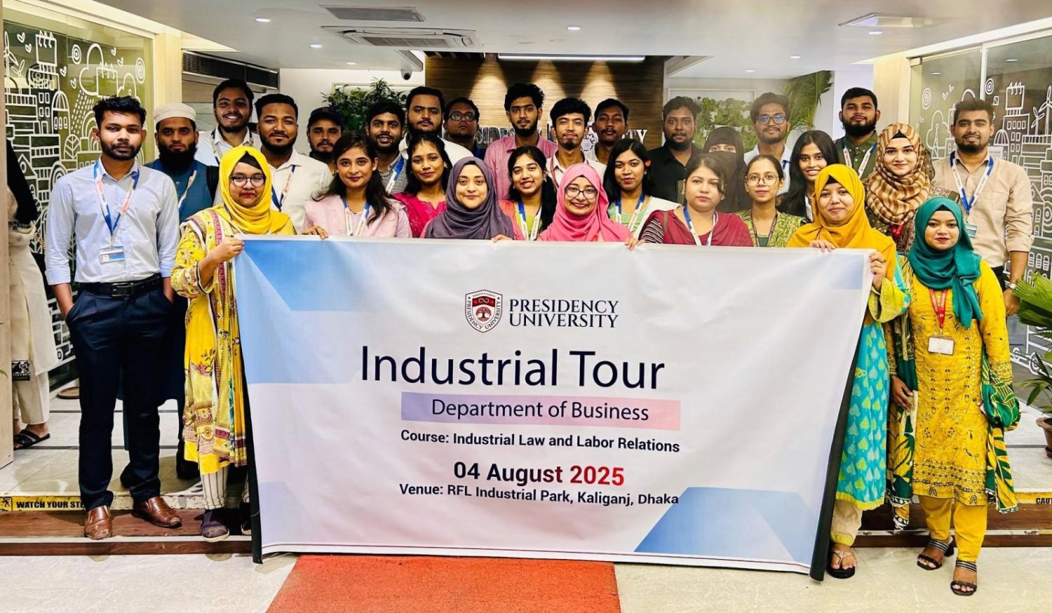 Industrial Tour to RFL Industrial Park: A Glimpse into Manufacturing Excellence